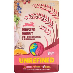 Unrefined Roasted Rabbit with Ancient Grains & Superfoods Dry Dog & Puppy Food, 4 lb.