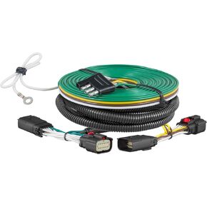 CURT 58975 Custom Towed-Vehicle RV Wiring Harness for Dinghy Towing, Fits Select Ram 1500