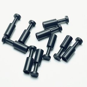 Pneumatic PP-6 Air Fittings Plug 6MM Tube OD Push to Connect Fittings (Pack of 10)