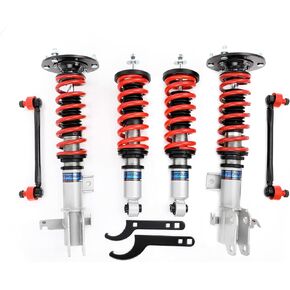 FAPO Adjustable Height Coilover Suspension Strut Lowering Kit, Mono-Tube Compatible with Honda CRV CR-V RE 2007-2011 Shock