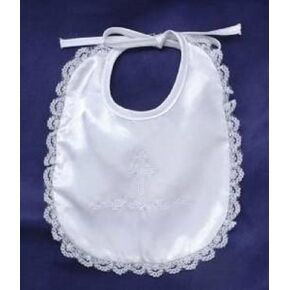 Infant Baptismal Bib Satin