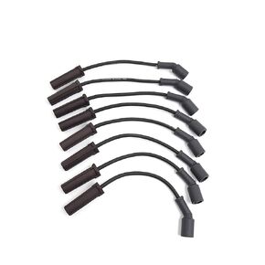 Motoforti Auto Car Engine 7mm Spark Plug Cable Ignition Wire Set,for Cadillac Escalade 2003-2006,Silicone Metal,671-8062,Black,8 Pcs