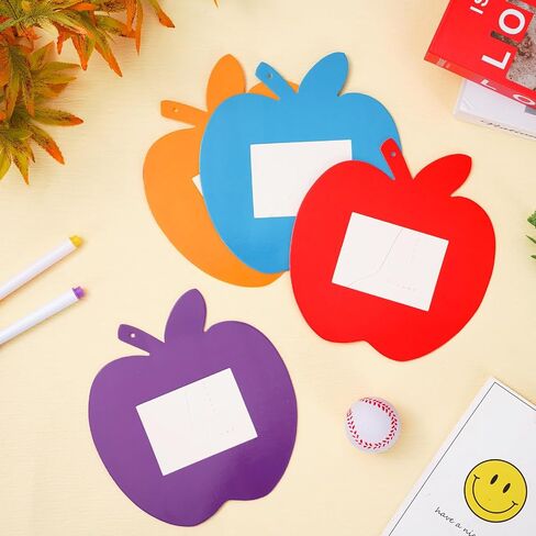 Whaline Back to School Picture Frame Craft Kits 30Pcs Apple Shaped Photo Frames 10 Sheets First Day of School Stickers Decals for Home School Classroom Games Activities Party Decoration in Saudi Arabia