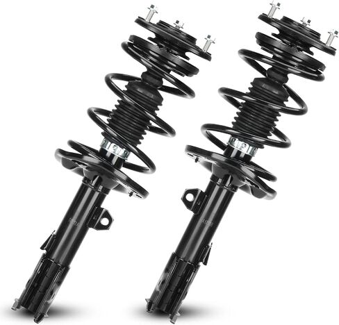Front Complete Coil Spring Strut Assembly Shock Absorbers Compatible with Toyota Corolla L4 (Excludes Sport suspension) 2014-2019, 172990 172989 in Saudi Arabia