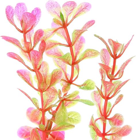 VOCOSTE 1 Pcs Fish Tank Aquarium Decorations Artificial Plants, Artificial Water Plants for Aquarium, Pink, 7.28" in Saudi Arabia