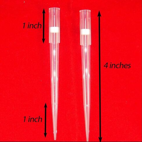نصائح ماصة 1000μL - 1 مل نصائح ماصة معقمة نصائح ماصة قابلة للتعقيم تناسب VWR وGilson Pipette 96 نصيحة/رف in Kuwait