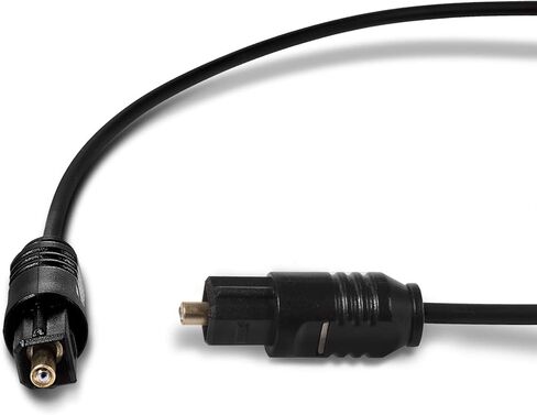 THE CIMPLE CO Digital Optical Audio Cable - Premium Toslink Fiber Optic Audio Cables with Gold Plated Connectors - Ultra Thin Jacket, Micro Cable - Extra Flexible, Long Life Jacket - 50 Feet in Saudi Arabia