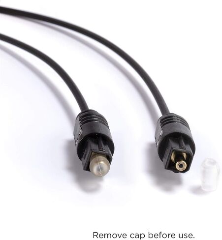 THE CIMPLE CO Digital Optical Audio Cable - Premium Toslink Fiber Optic Audio Cables with Gold Plated Connectors - Ultra Thin Jacket, Micro Cable - Extra Flexible, Long Life Jacket - 50 Feet in Saudi Arabia