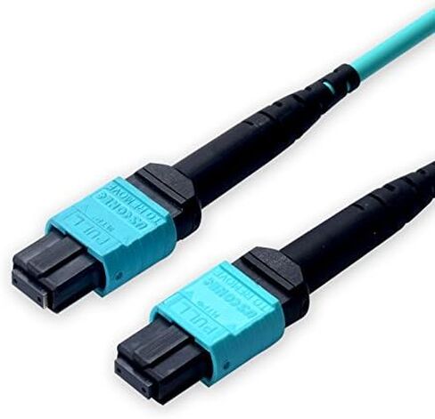1M MPO/MTP إلى 8 x LC (4 دوبلكس) 8 كابلات فرعية، QSFP 40GBase-SR4، كابل ألياف بصرية OM4 Fanout - أكوا، 1 متر in Kuwait