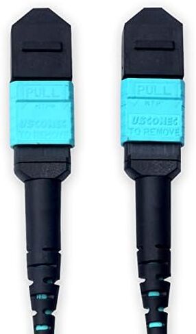 1M MPO/MTP إلى 8 x LC (4 دوبلكس) 8 كابلات فرعية، QSFP 40GBase-SR4، كابل ألياف بصرية OM4 Fanout - أكوا، 1 متر in Kuwait