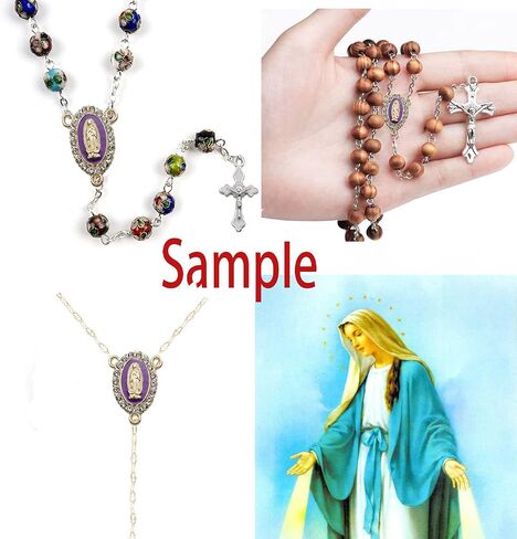 90 Pcs Antique Silver Jesus Mary Religious Benedict Medallion Mexican Spacer Beads Charms Pendants for Jewelry Making DIY Rosary Necklace Bracelet (M716) in Saudi Arabia