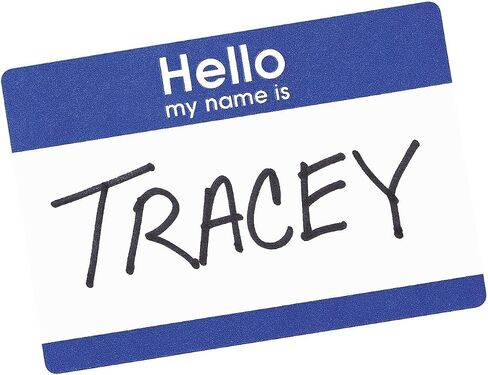 Avery 5141 Printable Self-Adhesive Name Badges, 2 1/3 x 3 3/8, Blue "Hello", 100/Pack in Saudi Arabia