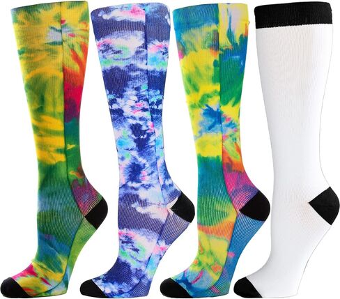Celeste Stein Knit Compression Sock Set, 8-15mmHg Regular Calf for Women, 4 Pairs in Saudi Arabia