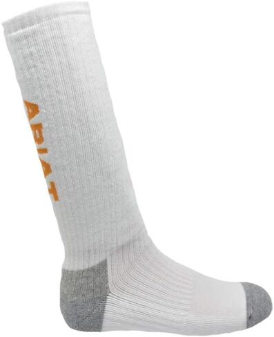 ARIAT Men's Cotton 3-Pair Pack Arch Support Reinforced Mid-Calf Socks in Saudi Arabia