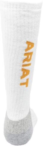 ARIAT Men's Cotton 3-Pair Pack Arch Support Reinforced Mid-Calf Socks in Saudi Arabia