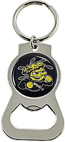 aminco NCAA unisex-adult Bottle Opener Keychain, Black in Saudi Arabia