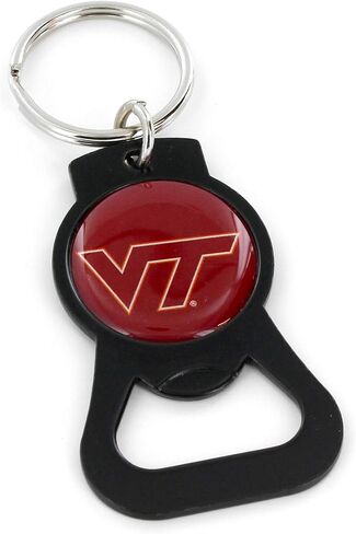 aminco NCAA unisex-adult Bottle Opener Keychain, Black in Saudi Arabia
