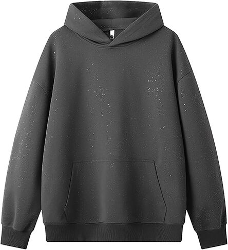 GURUNVANI Glitter Hooded Sweatshirt Unisex Sparkle Pullover Hoodies Mens Club Party Wear in Saudi Arabia