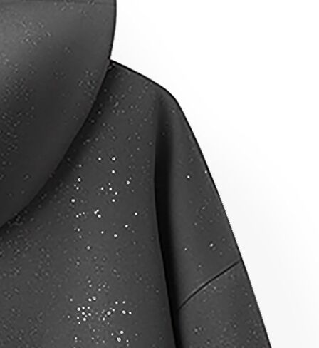 GURUNVANI Glitter Hooded Sweatshirt Unisex Sparkle Pullover Hoodies Mens Club Party Wear in Saudi Arabia