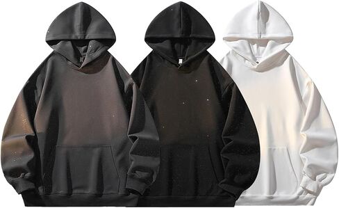 GURUNVANI Glitter Hooded Sweatshirt Unisex Sparkle Pullover Hoodies Mens Club Party Wear in Saudi Arabia