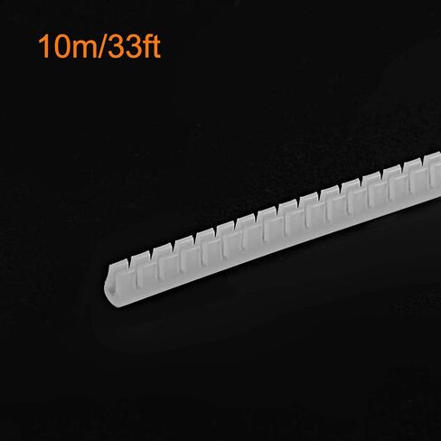 uxcell Movable Bushing Sharp Edge Trim Protector Push-in Edge Sleeve for Panels 33ft Fits 0mm-0.8mm Thickness Edge in Saudi Arabia