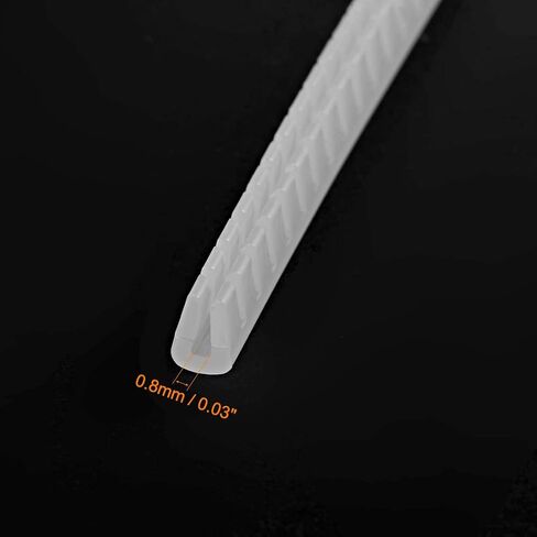 uxcell Movable Bushing Sharp Edge Trim Protector Push-in Edge Sleeve for Panels 33ft Fits 0mm-0.8mm Thickness Edge in Saudi Arabia