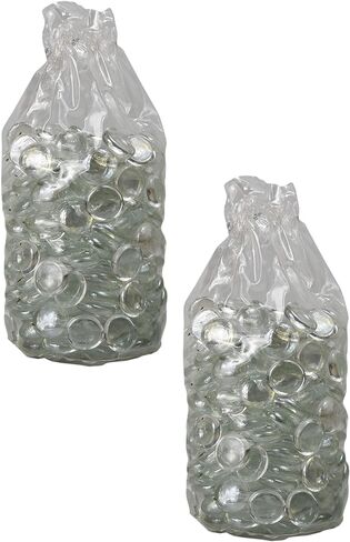Set of 84oz of Exotic Aquarium and Vase Gems - Perfect for Aquariums, Vase Fillers, Table Scatter, Scrapbooking and Much More! (Clear Glass Round, 5 Pounds) in Saudi Arabia