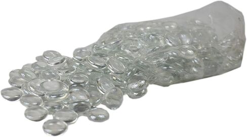 Set of 84oz of Exotic Aquarium and Vase Gems - Perfect for Aquariums, Vase Fillers, Table Scatter, Scrapbooking and Much More! (Clear Glass Round, 5 Pounds) in Saudi Arabia