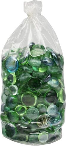 Set of 84oz of Exotic Aquarium and Vase Gems - Perfect for Aquariums, Vase Fillers, Table Scatter, Scrapbooking and Much More! (Clear Glass Round, 5 Pounds) in Saudi Arabia