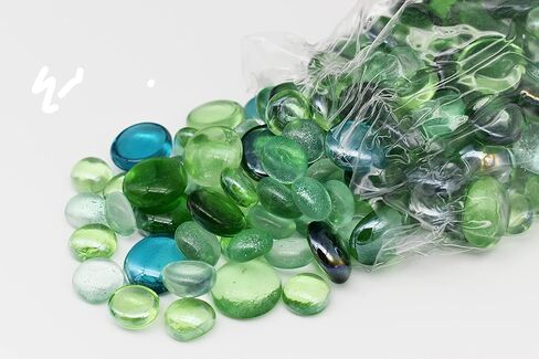 Set of 84oz of Exotic Aquarium and Vase Gems - Perfect for Aquariums, Vase Fillers, Table Scatter, Scrapbooking and Much More! (Clear Glass Round, 5 Pounds) in Saudi Arabia