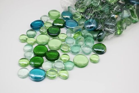 Set of 84oz of Exotic Aquarium and Vase Gems - Perfect for Aquariums, Vase Fillers, Table Scatter, Scrapbooking and Much More! (Clear Glass Round, 5 Pounds) in Saudi Arabia