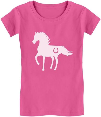 Horse Gifts for Girls Love Horses Shirt Horseback Riding Equestrian Kids Shirts XL (11-12) Wow Pink in Saudi Arabia
