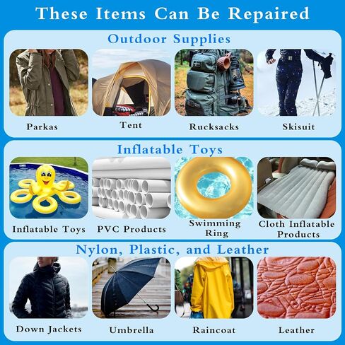 Inflatable Patch Repair Kit,12Pcs TPU Pool Patch Repair Kit Waterproof Clear Heavy Duty for Air Mattress Bounce House Pool Inflatable Toys Tent Swimming Ring Tent Canvas in Saudi Arabia