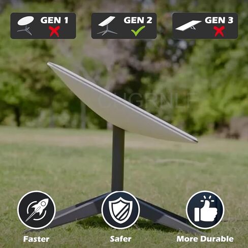 سلك كابل CHGRNLF Starlink بطول 150 قدم، طبق مستطيل إلى جهاز التوجيه V2 بطول 150 قدم، سلك كابل بديل، رمادي in Kuwait