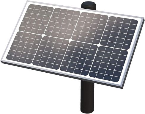 Ghost Controls 30 Watt Monocrystalline Solar Panel Kit for Automatic Gate Opener Systems Model AX30 in Kuwait