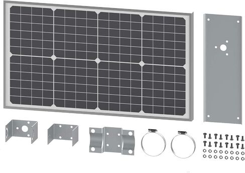 Ghost Controls 30 Watt Monocrystalline Solar Panel Kit for Automatic Gate Opener Systems Model AX30 in Kuwait