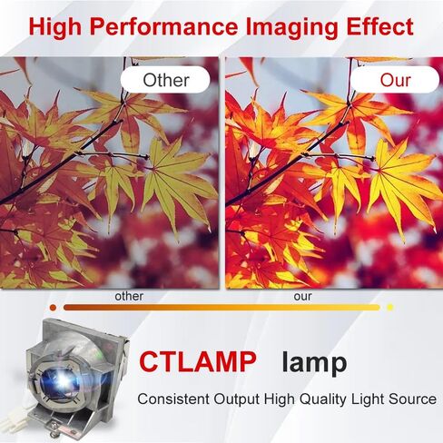 A+ Quality RLC-124 Replacement Projector Lamp Bulb with Housing Compatible with Viewsonic PG707X in Saudi Arabia