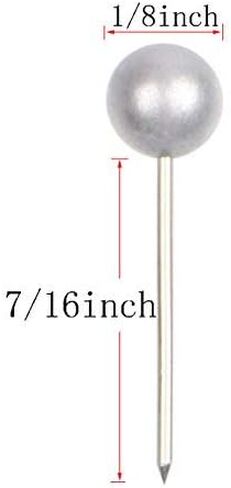 200Pcs 1/8 Inch Map Tacks (Black) in Saudi Arabia