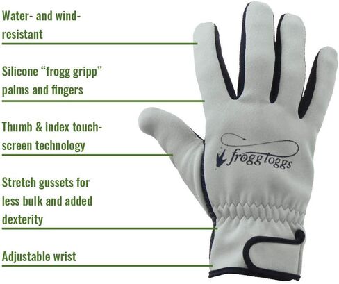 قفازات Frogg Toggs Frogg Fingers الصوفية in Kuwait