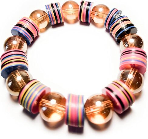 Homemade African Bracelets - 1-3 Pieces Unisex Colorful Bracelets from Ghana (Clear) in Saudi Arabia