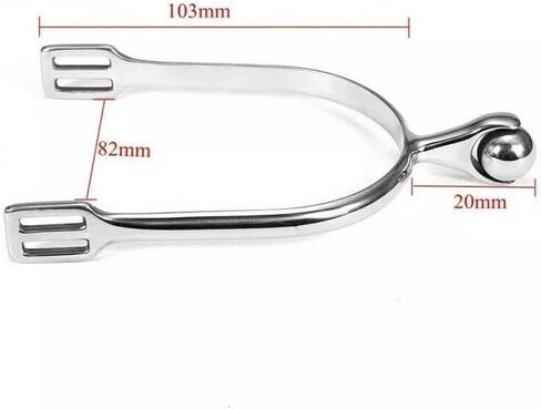 Soft Touch Roller Ball Humane Spurs in Saudi Arabia