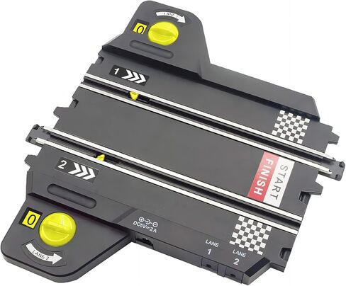 SuperFun 302-1/43 USB Power Slot Car Racing Set, Layout Size: 90"x32", LED Headlights, Lap Counter, Ages 8+ in Kuwait