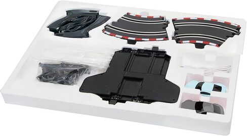 SuperFun 302-1/43 USB Power Slot Car Racing Set, Layout Size: 90"x32", LED Headlights, Lap Counter, Ages 8+ in Kuwait