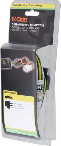 Curt Manufacturing 55255 Vehicle-Side Custom 4-Pin Trailer Wiring Harness, Fits Select Ford Escape, Mazda Tribute in Saudi Arabia