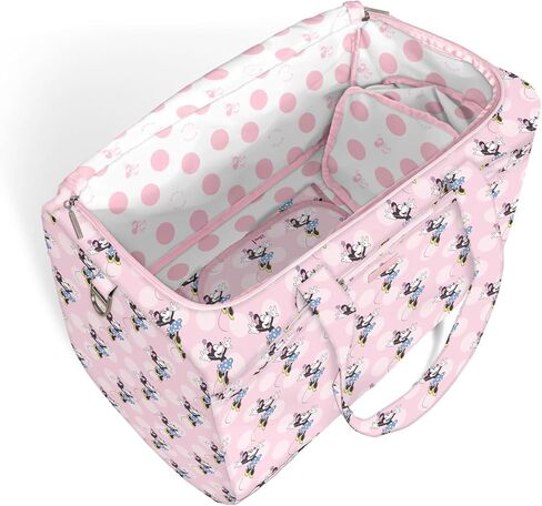 New! Super Star Plus - Disney's Be More Minnie, JuJuBe Weekender Diaper Bag, Zippered Overnight Travel Duffel Bag with Baby Changing Pad, Shoe Compartment, Tote Bag Shoulder Straps, Galaxy of Rivals in Kuwait