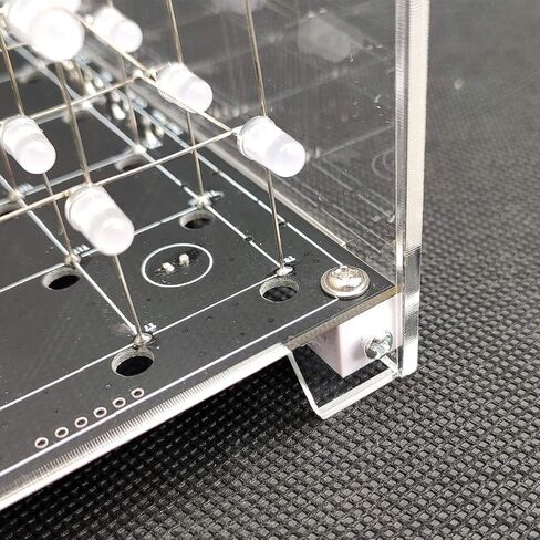 3D LED Cube Transparent Acrylic Case It is Only Applicable to 3D8S-BLUE 3D8P-BLUE 3D8S-MUTIL 3D8P-MULTI and 3D8RGB-KIT in Saudi Arabia