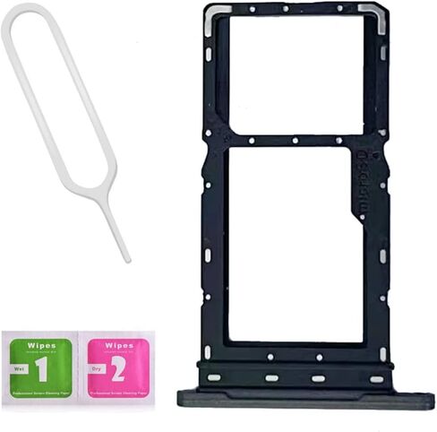 SIM Card Tray Slot Holder Replacement for Samsung Galaxy Tab A8 LTE 10.5" SM-X200 X205 with SD Card Tray and Sim Card Tray Open Eject Pin Gray in Saudi Arabia