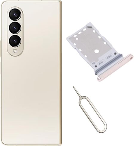 for Samsung Galaxy Z Fold 4 5G Dual SIM Card Tray Card Holder Slot Replacement Parts + Open Eject Pin (Black) in Kuwait