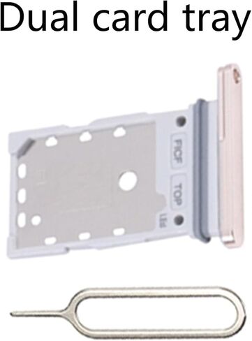 for Samsung Galaxy Z Fold 4 5G Dual SIM Card Tray Card Holder Slot Replacement Parts + Open Eject Pin (Black) in Kuwait