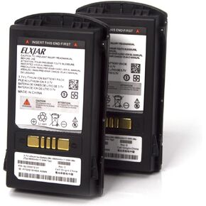 (2-Pack) 3.7V 4800mAh Replacement Battery for Motorola/Zebra MC3200 MC32N0 MC32N0-S Scanner Series, Compatible with BTRY-MC32-52MA-10, 82-000012-01